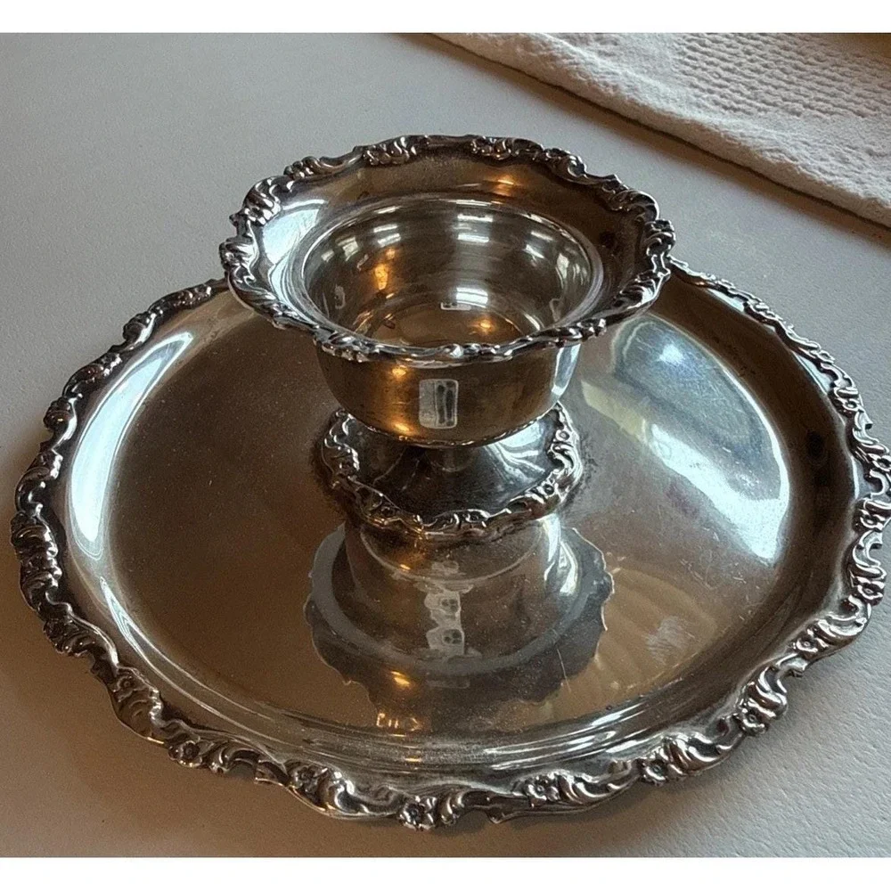 Antique Howard & Co NY 1898 Sterling 925 Bonbon Candy Nut Dish 6.25